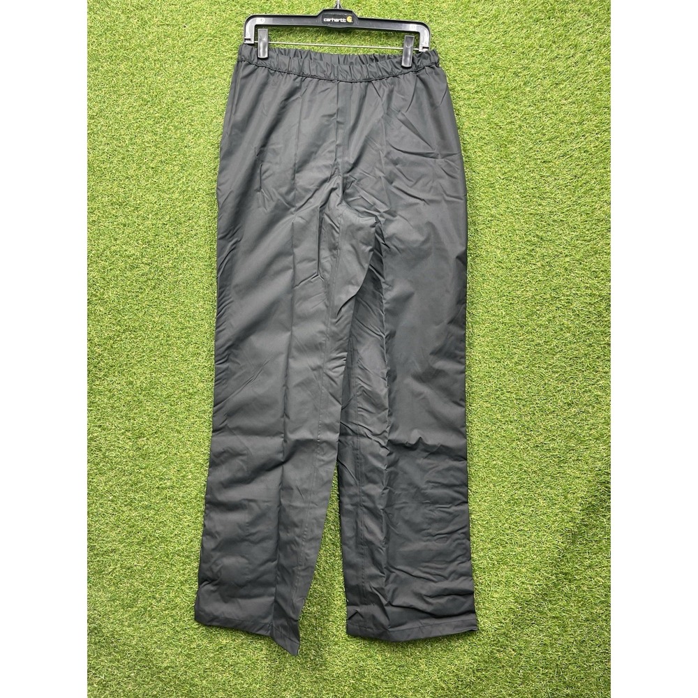 REV'IT!  Motorcycle Rain Pants Mens Small Black Sphinx H20 Velcro Overpant